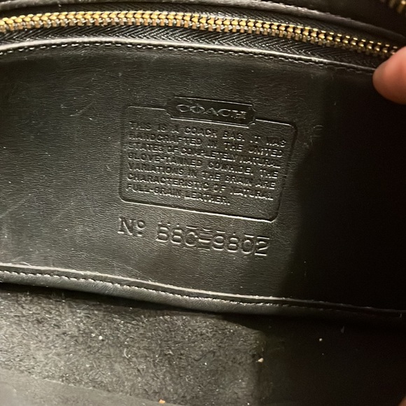 Vintage coach 9802 black shoulder bag - Picture 8 of 9